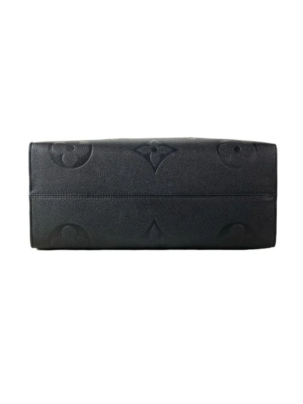 Louis Vuitton Tote Monogram Empreinte On The Go GM Noir Leather Cowhide